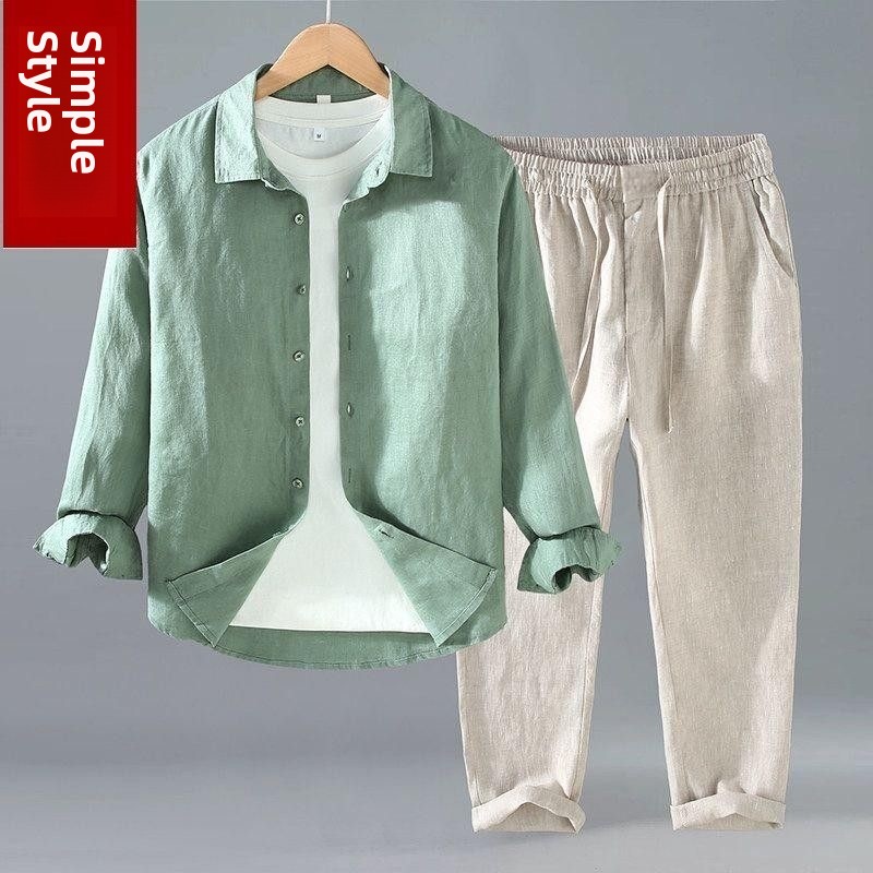 Summer Clothing Styles - Весенне-летний комплект из хлопка и льна