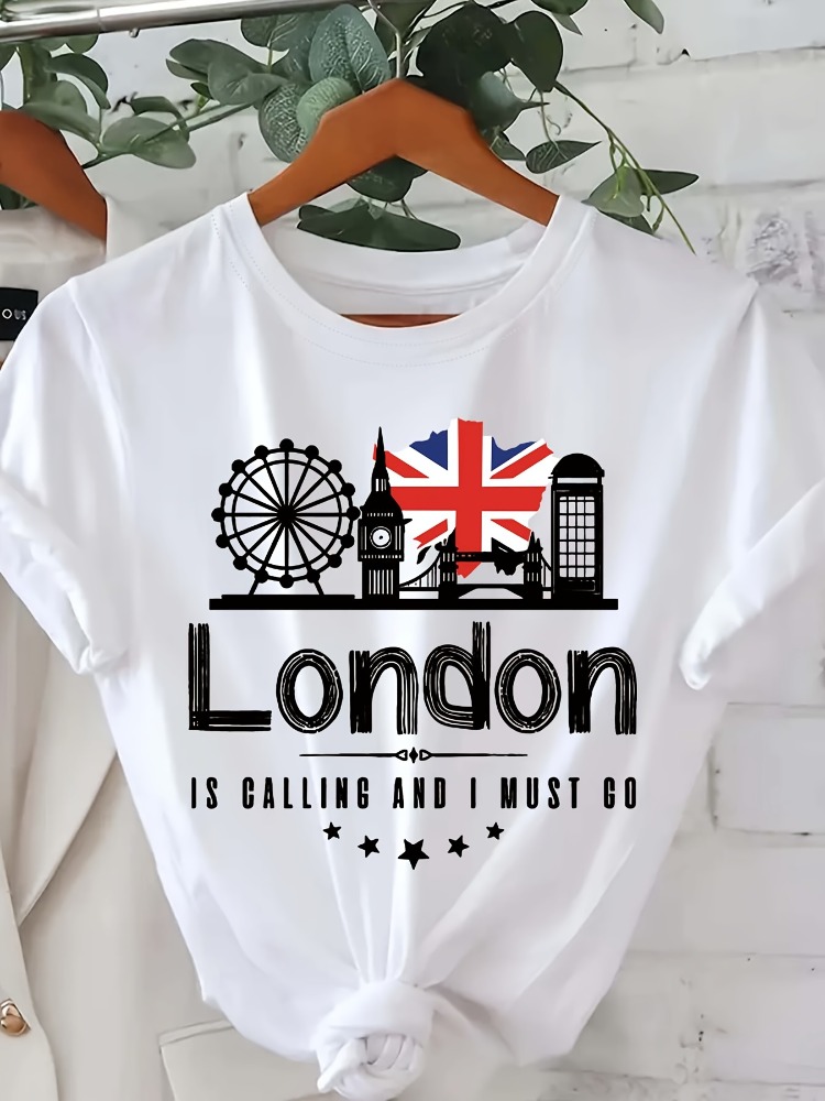 Summer Clothing London - Женская футболка с принтом в стиле