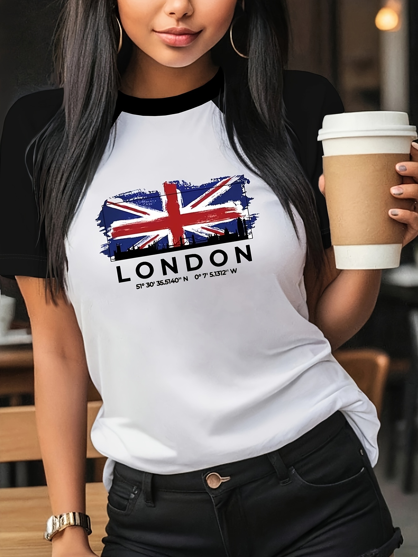 Summer Clothing London - Футболка с графическим принтом LONDON, повседневные