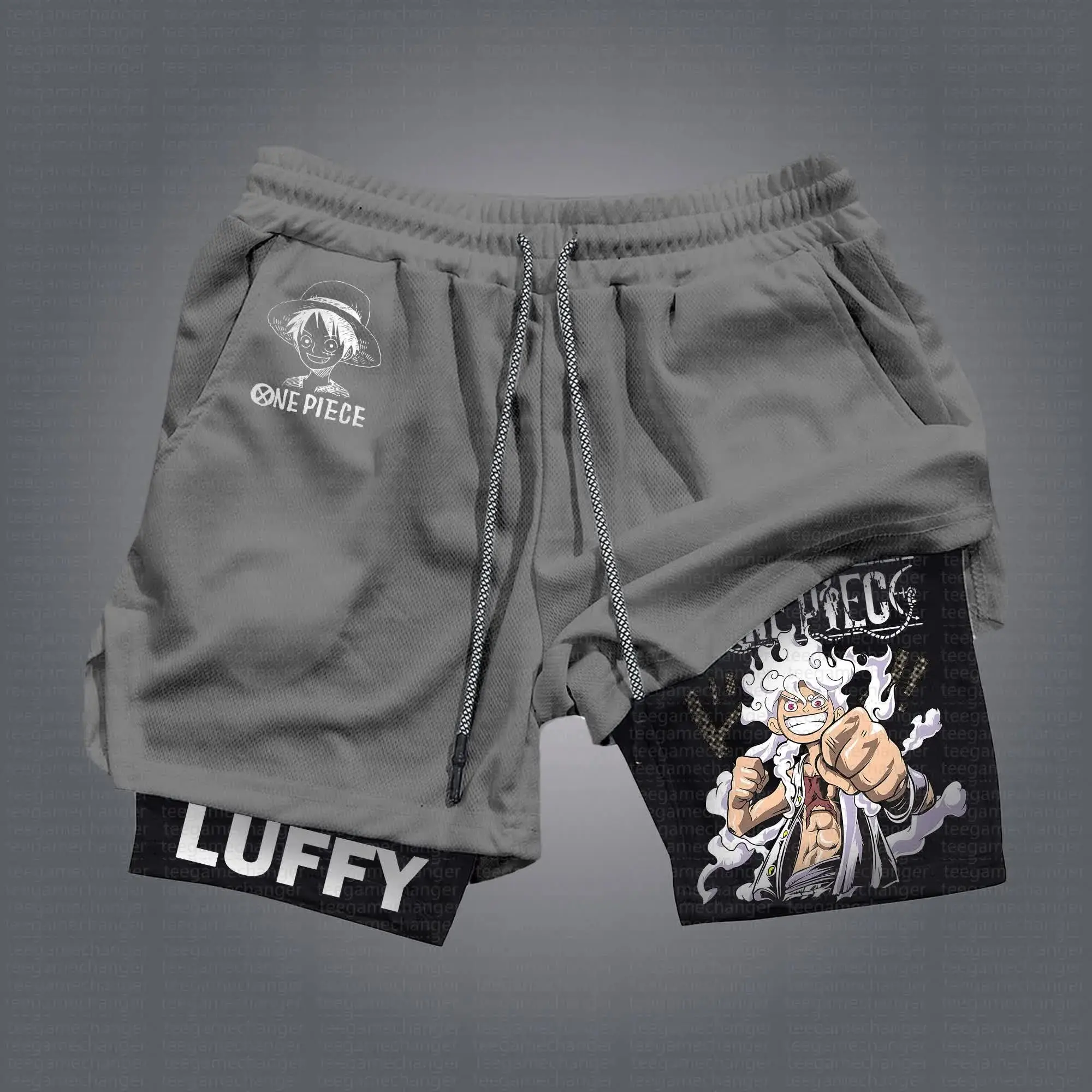 Summer Clothing Men 2025 - One Piece Luffy Anime, мужские спортивные