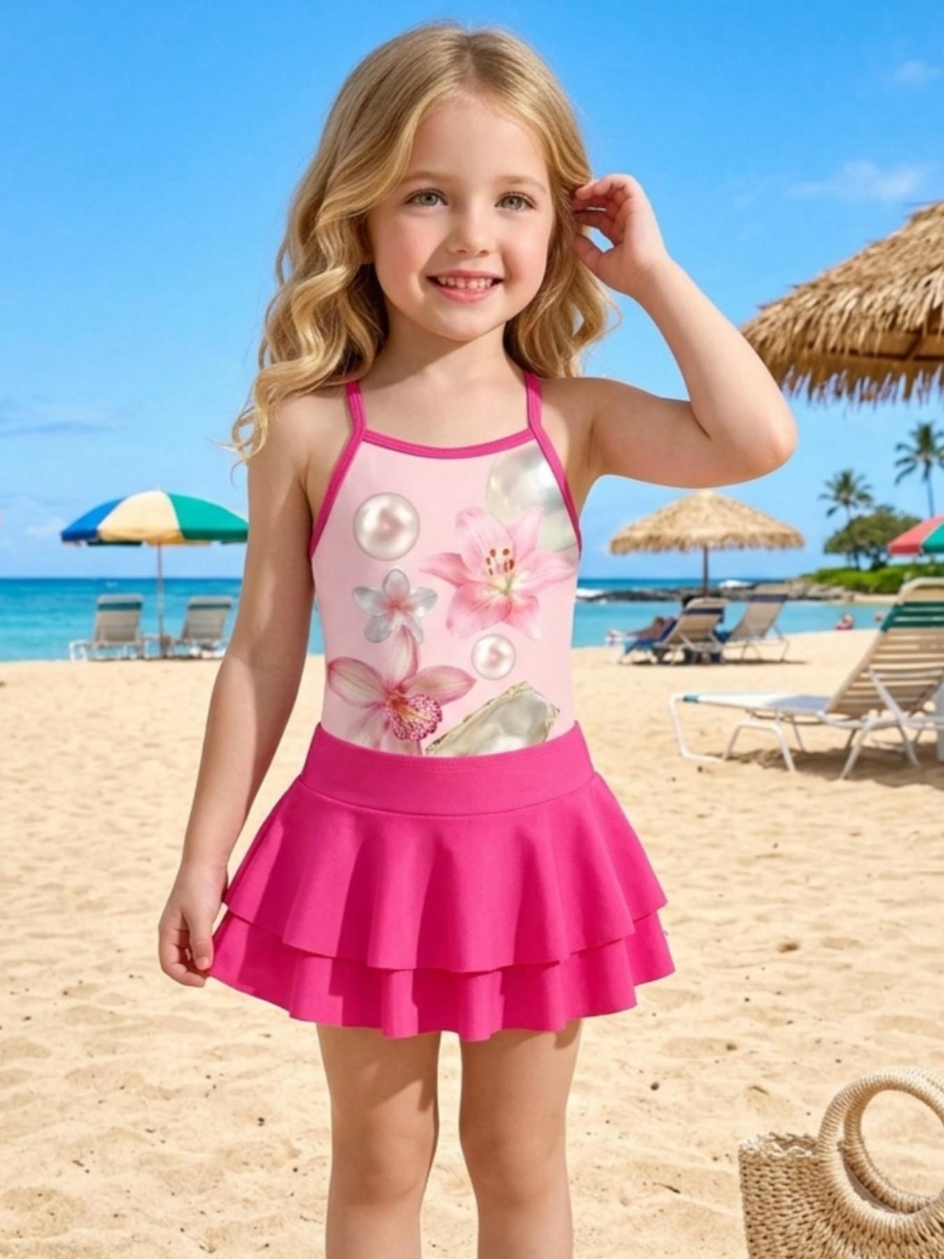 Summer Clothing Newborn - Летний повседневный купальник для девочек, комплект