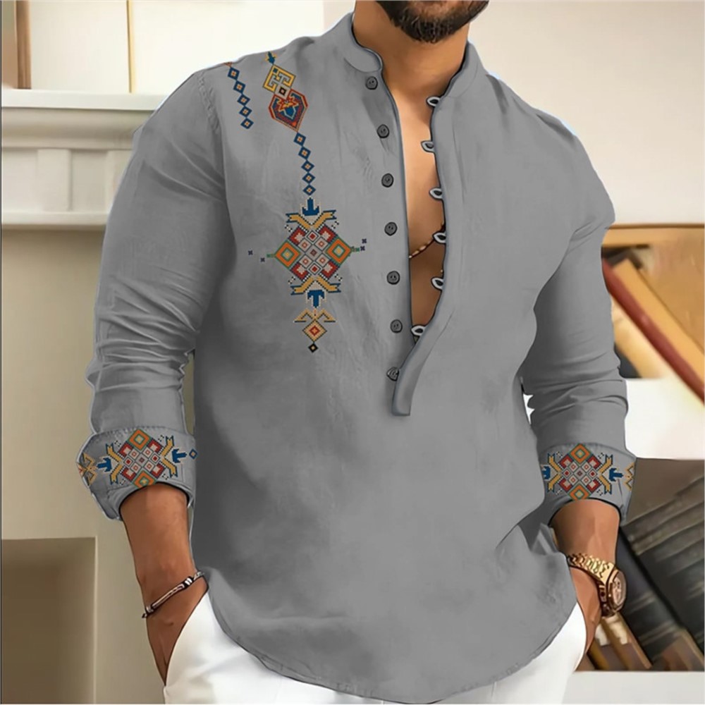 Summer Clothing Men 2025 - Лето 2029, мужская гавайская рубашка с