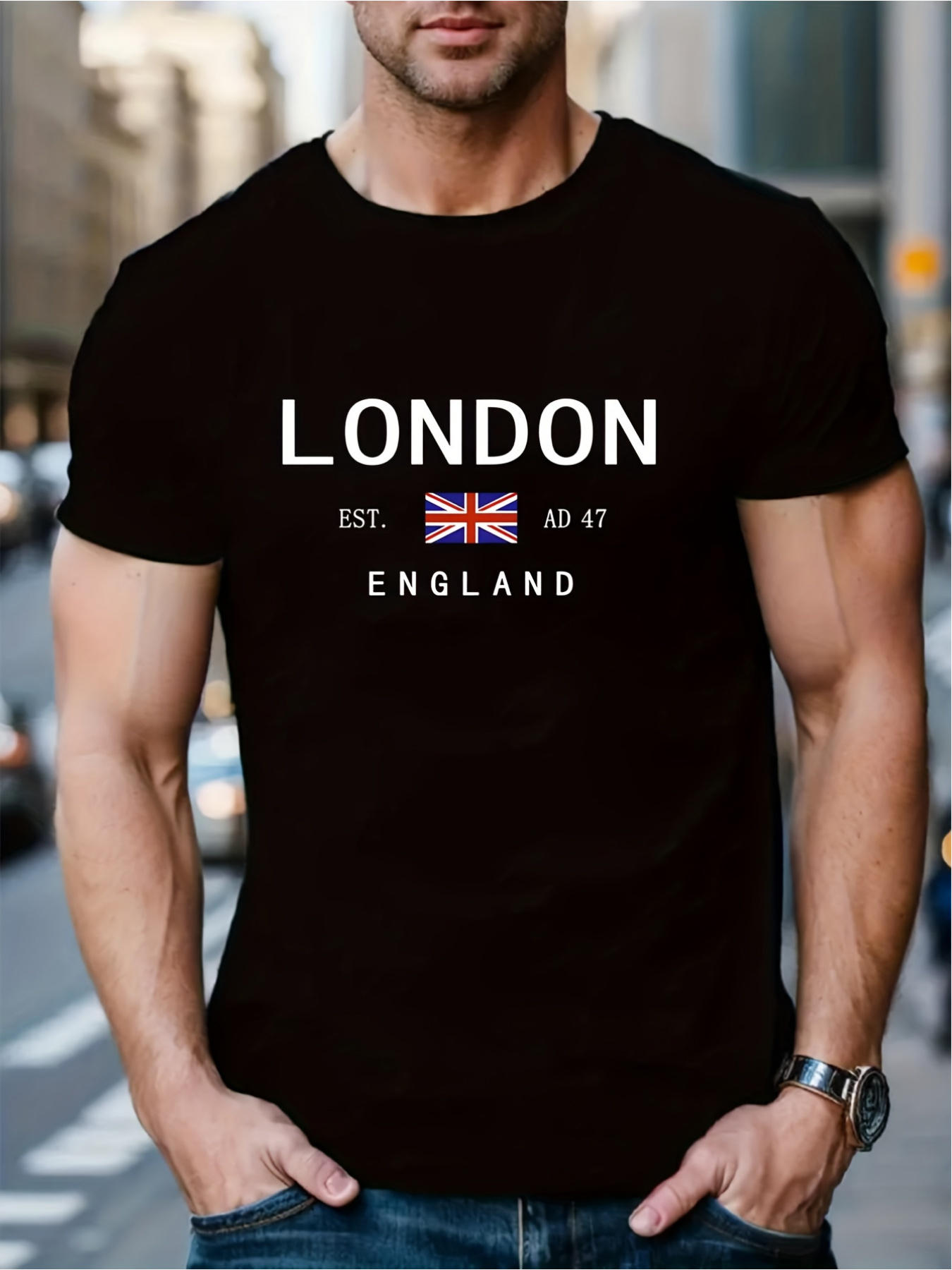 Summer Clothing London - Футболка с принтом London ENGLAND для