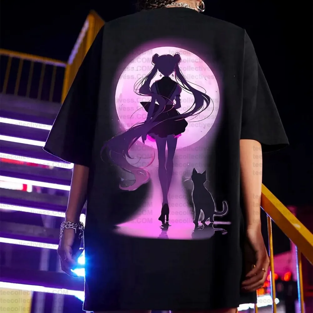 Summer Clothing Men 2025 - Женская летняя футболка в стиле Харадзюку