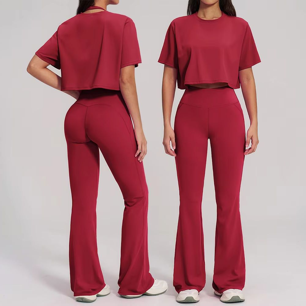 Summer Clothing Trends For Women - 2-х предметный комплект для йоги, спортивный