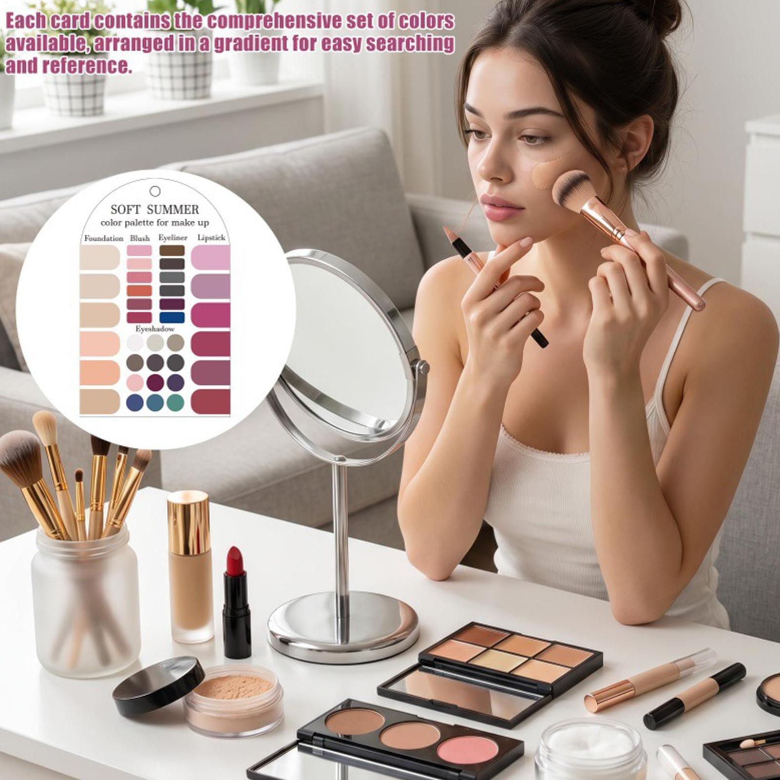 Summer Clothing Palette - Карточка с палитрой мягких летних цветов,