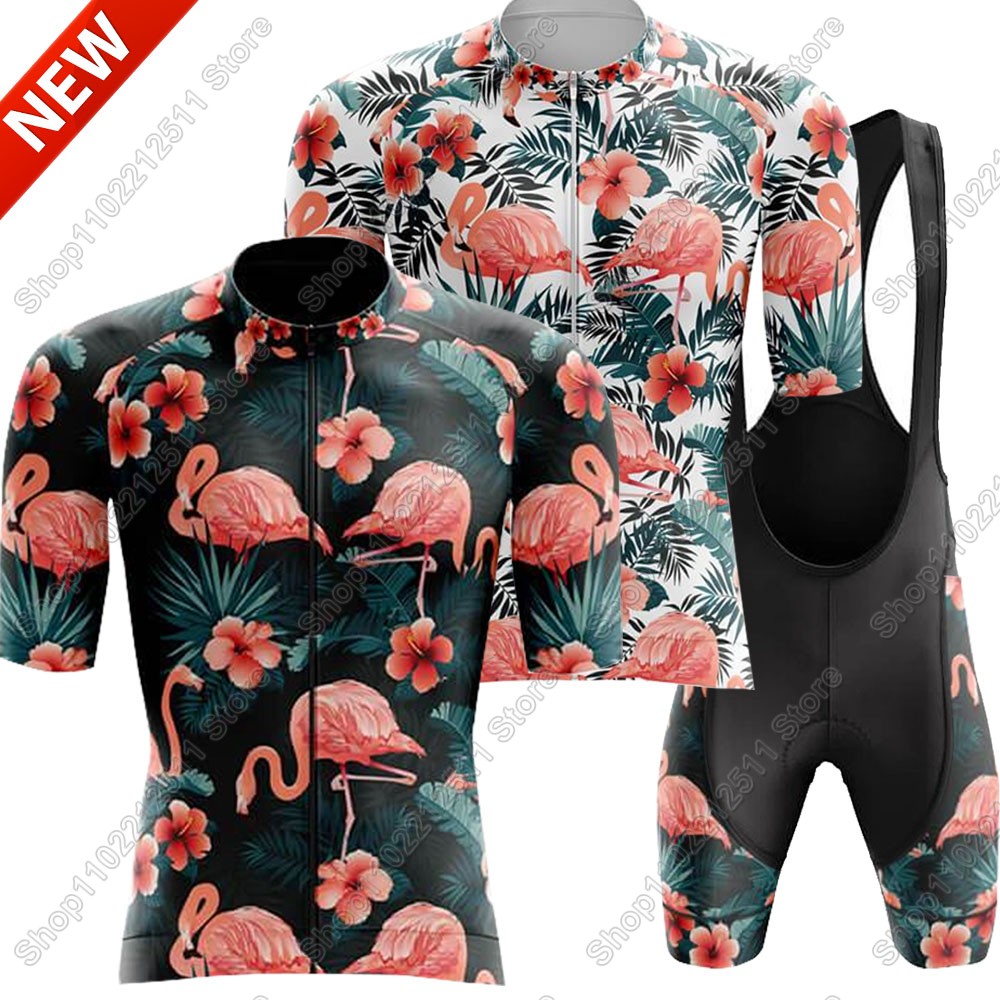Summer Clothing Men 2025 - Комплект велосипедного трикотажа с фламинго 2025,