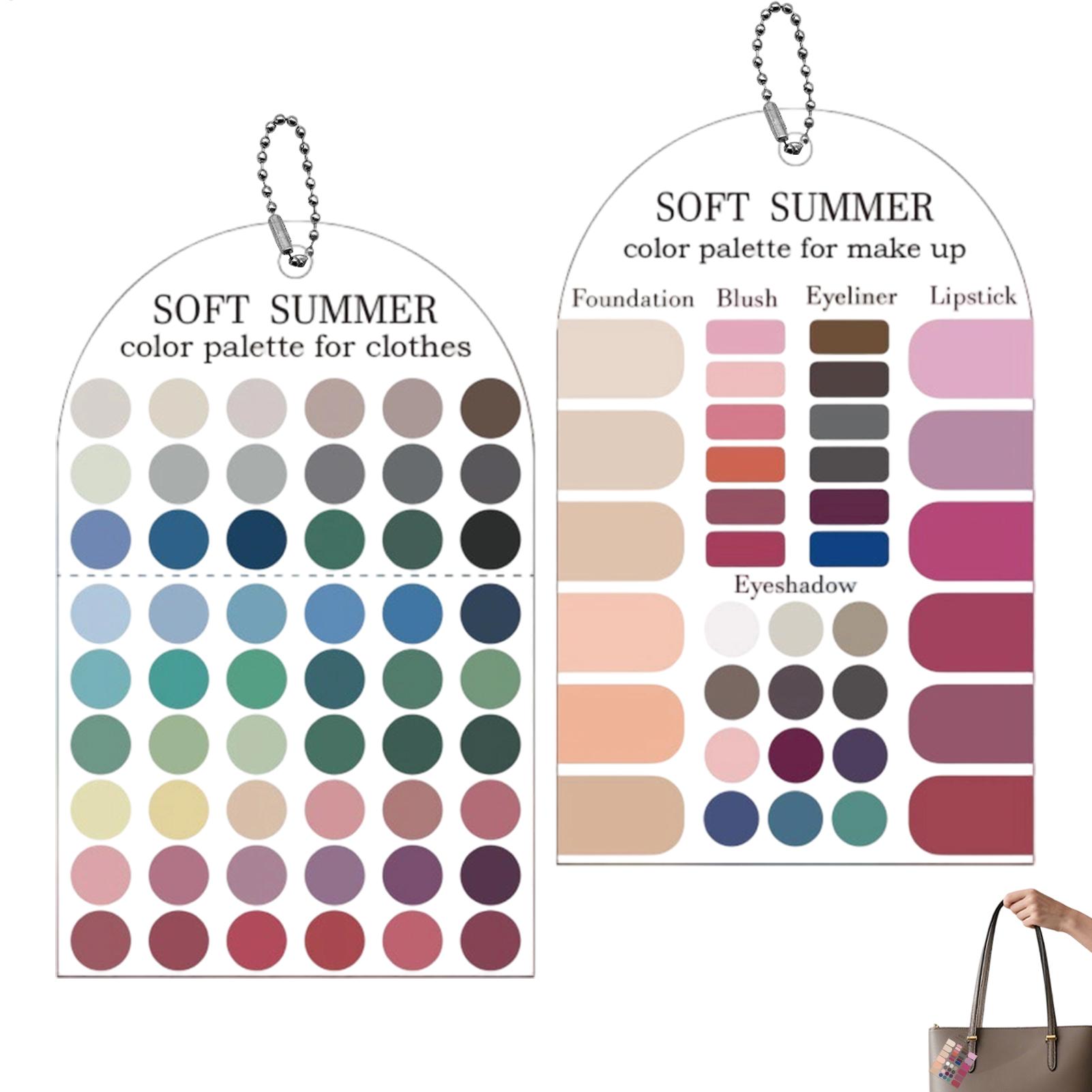 Summer Clothing Palette - 2 штуки акриловой палитры с мягкими