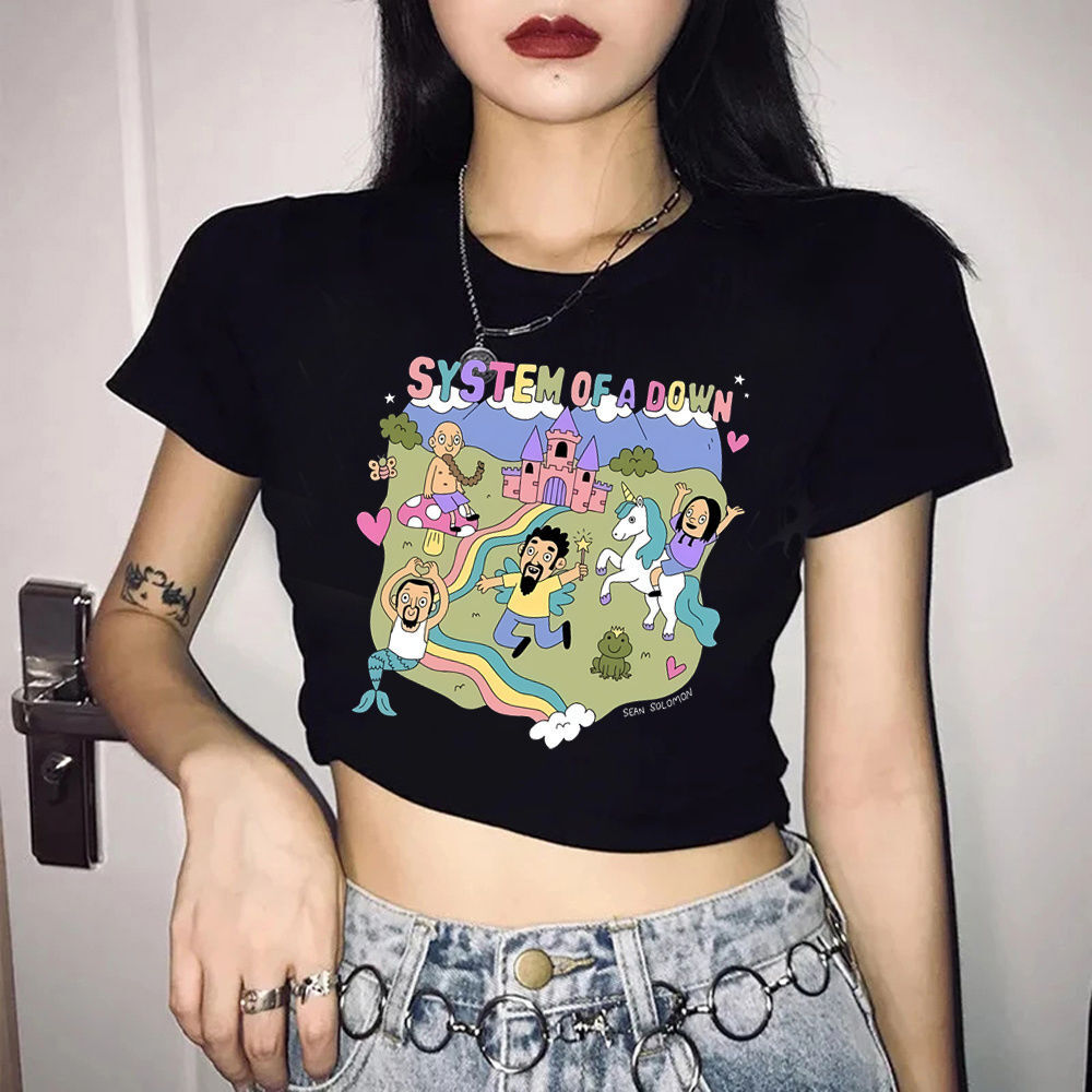 Укороченный топ System of a Do – обзор и цена Summer Grunge Clothing