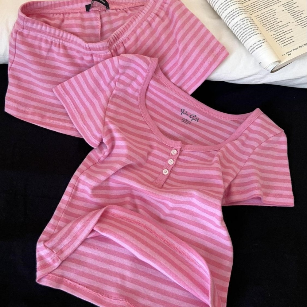 Розовый полосатый комплект из  – обзор и цена Summer House Clothing