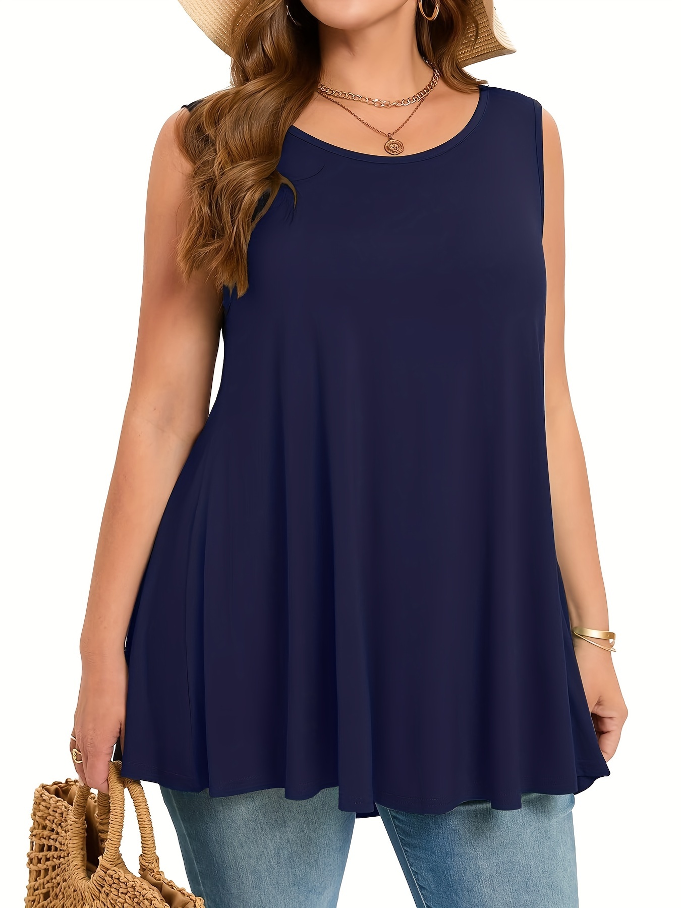Простая однотонная майка больш – обзор и цена Summer Clothing Styles For Women