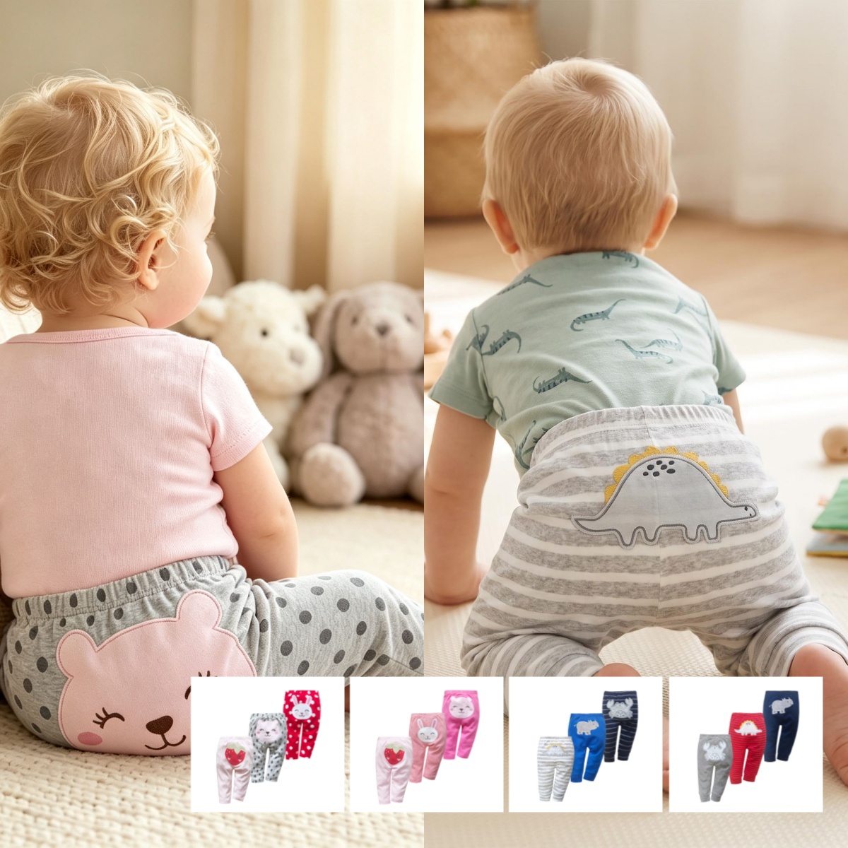 3 шт. унисекс хлопковых штанов – обзор и цена Summer Clothing Newborn