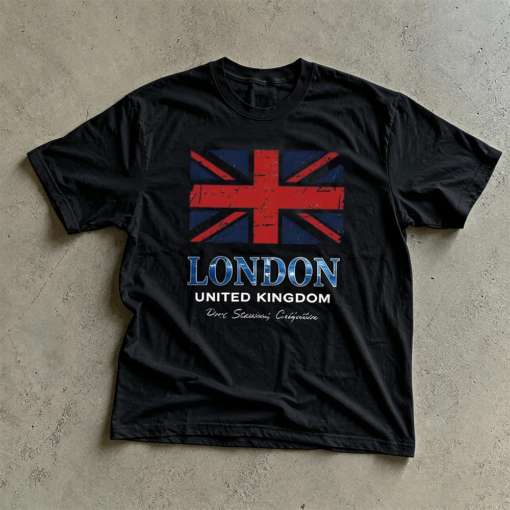 Футболка с принтом в виде флаг – обзор и цена Summer Clothing London