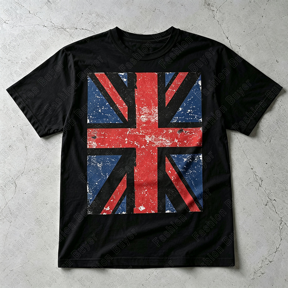 Футболка с принтом в виде флаг – обзор и цена Summer Clothing London