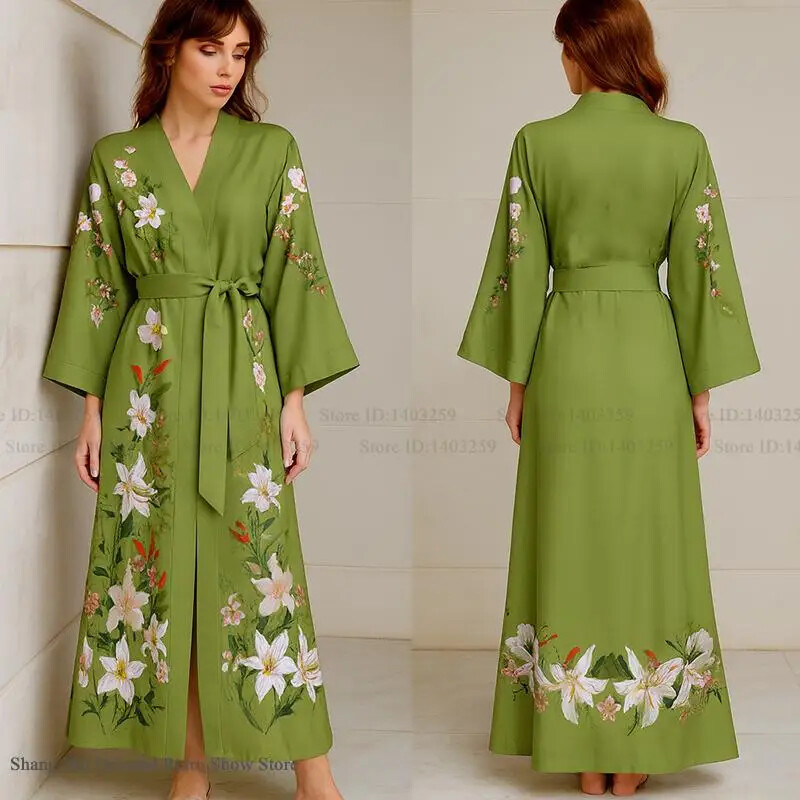 Длинный халат большого размера – обзор и цена Summer House Clothing