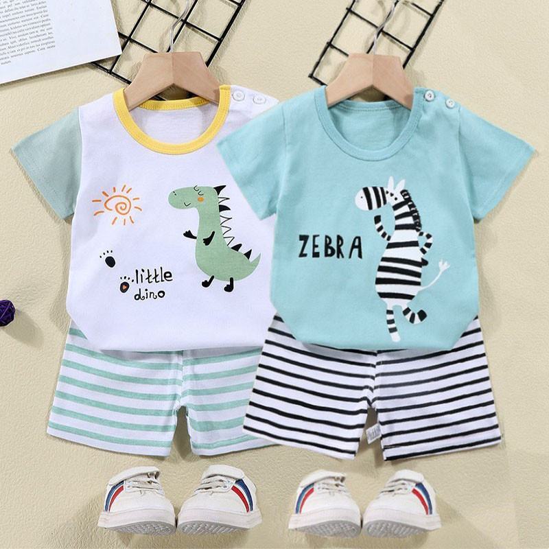 Хлопковые футболки + шорты, сп – обзор и цена Summer Clothing Newborn