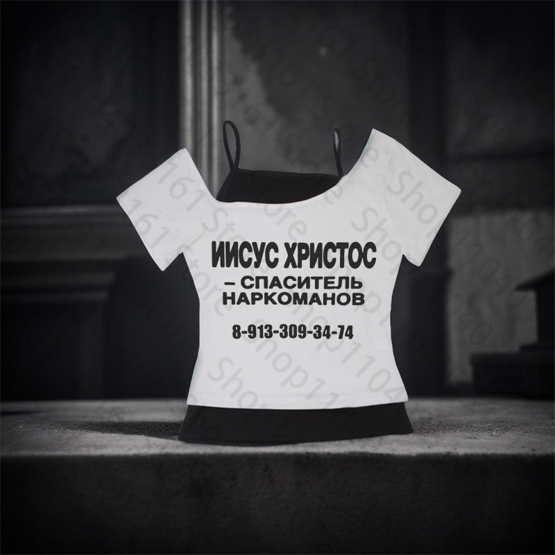 Готические женские футболки-по – обзор и цена Summer Clothing Newborn
