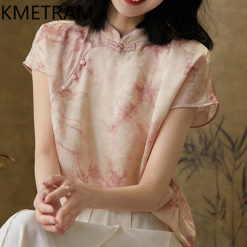 KMETRAM 100% шелковая блузка,  – обзор и цена Quality Summer Clothing For Women
