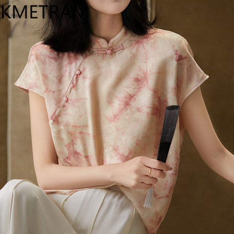 KMETRAM 100% шелковая блузка,  – обзор и цена Quality Summer Clothing For Women