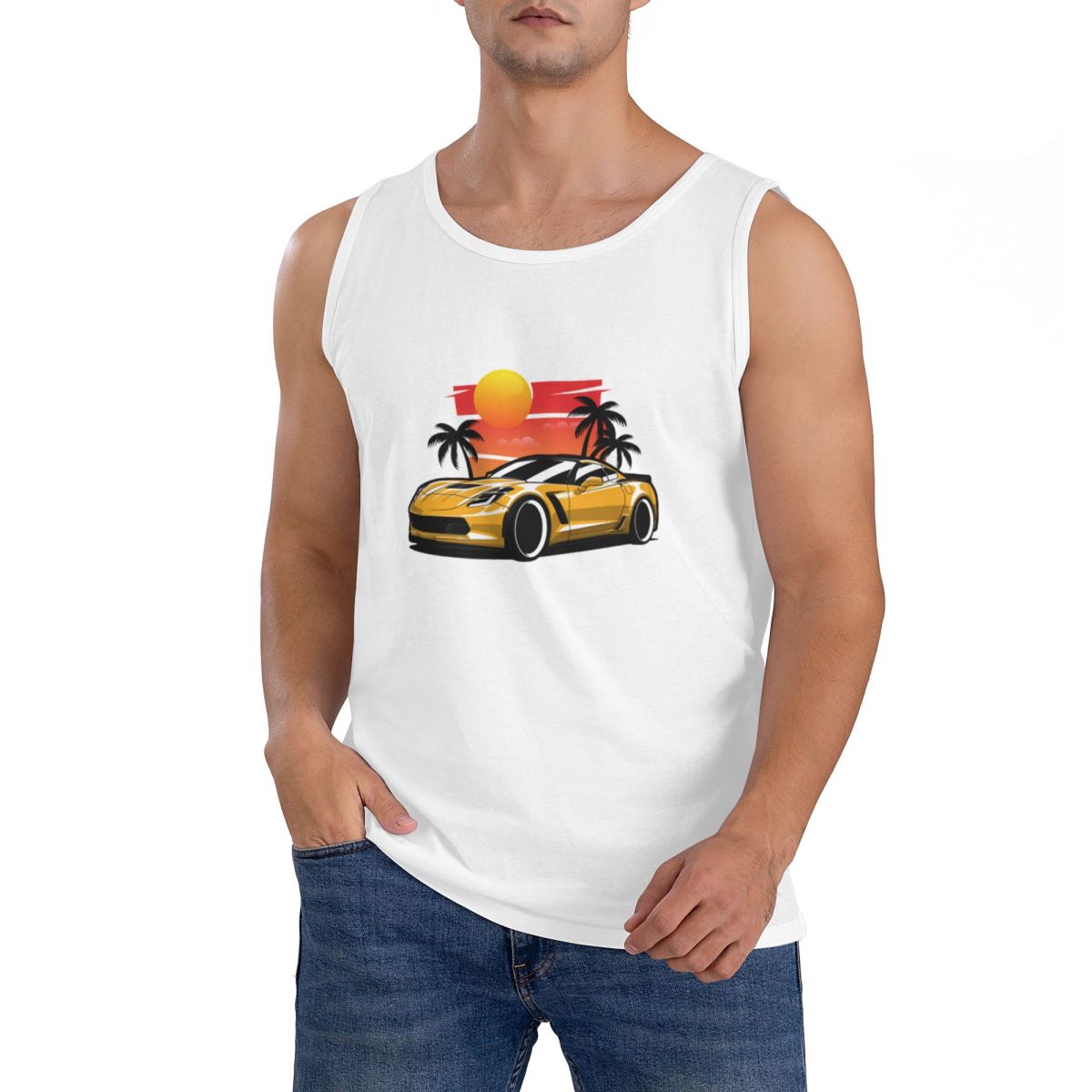 Футболка без рукавов из 100% х – обзор и цена Yellow Summer Clothing