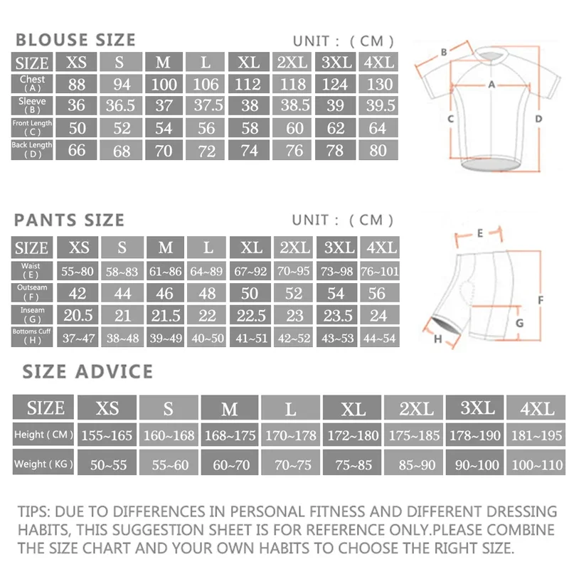 -Комплект велосипедного трикот – обзор и цена Summer Clothing Men 2025