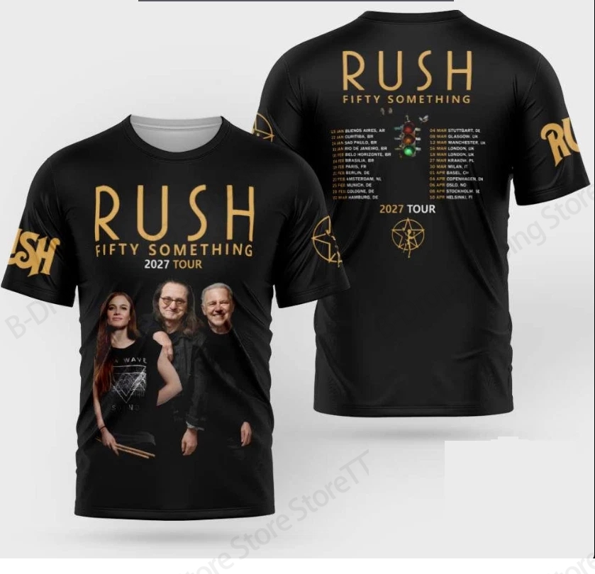 Футболка Rush Tour 2027 с 3D-п – обзор и цена Quality Summer Clothing For Women